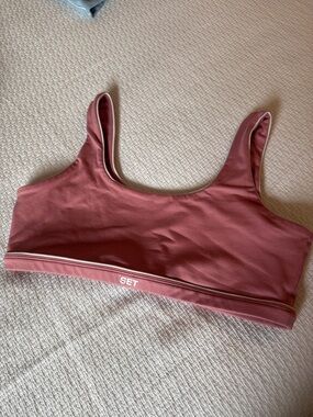 SET Active Pink Scoop Neck Bralette